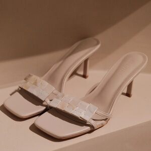 Bridal Shell Mules